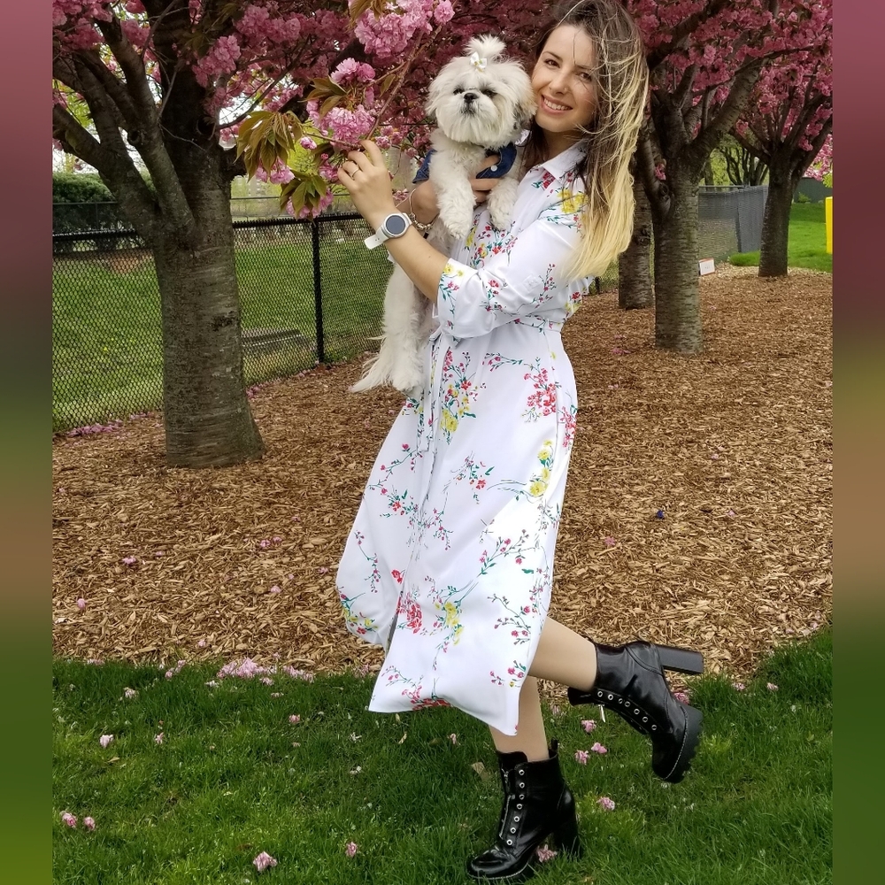 New York & Company Floral Dress
